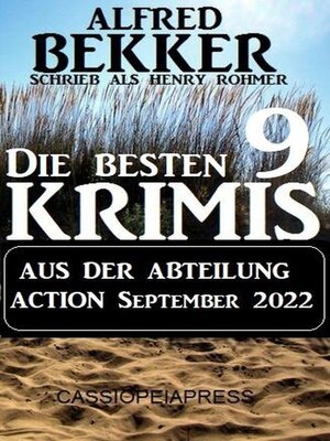 cover image of Die besten 9 Krimis aus der Abteilung Action September 2022